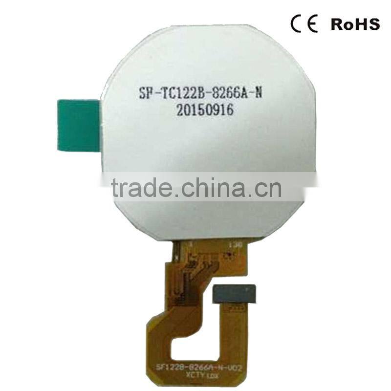 IPS all viewing angle connetor type 1.22 inch 240x204 dots TFT LCD panel MCU interface 24pins