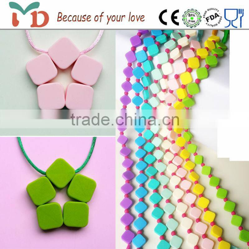 Food Grade Silicone Teething Pendant For Baby Teething Pendant