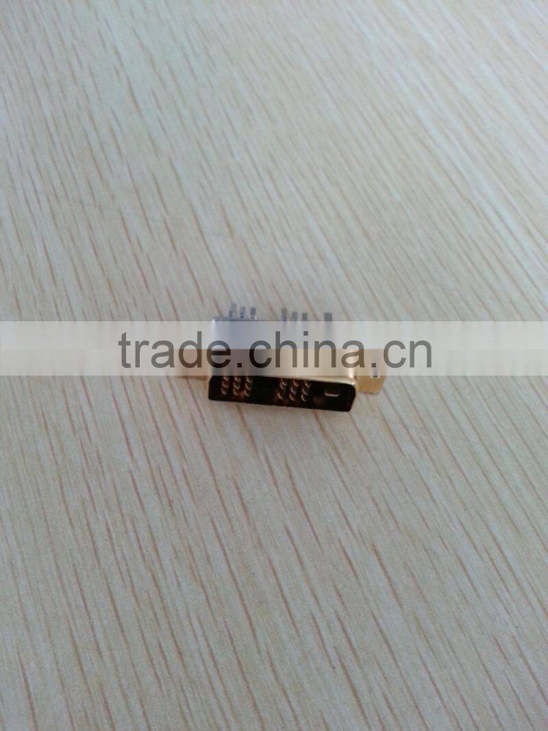 High Quality DVI 18+1P Male solder Type Gold plating Connector