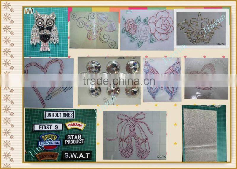 wholesales custome made spangle pet sequin hot fix transfer
