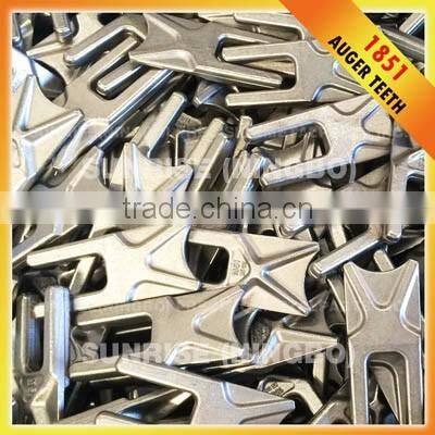 1851 Foundation drilling tools Pengo utility auger drill dirt replacement teeth