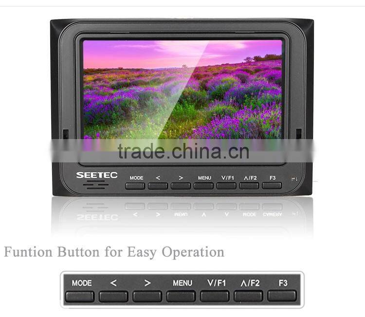 5" dslr field hdmi monitor for action camera with F970 Plate ST5D/O