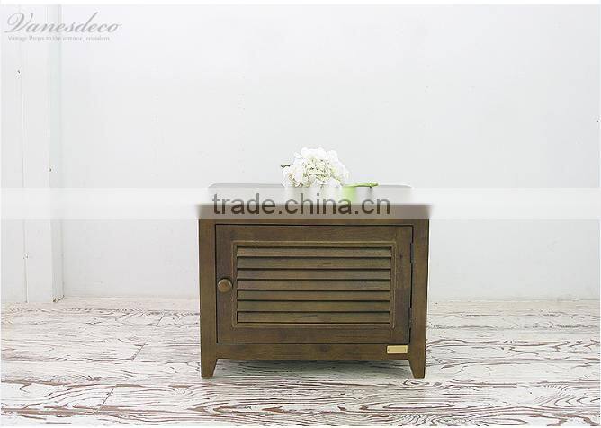 White side table Bedroom Furniture Nightstands