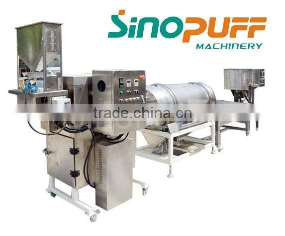 Continuous Savory Caramel Popcorn Machine Processing Line