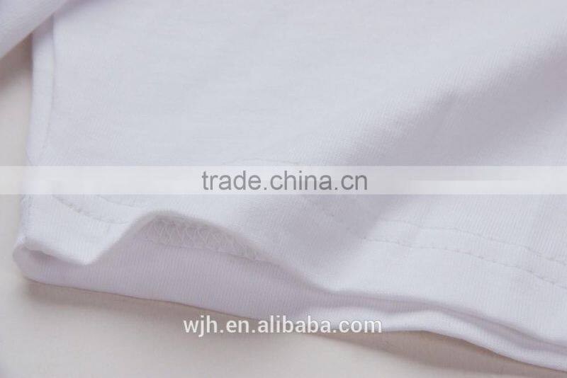 Men 100% Plain White Organic Cotton T-Shirt
