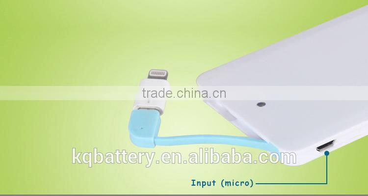 Custom Logo Ultra Thin Credit Card Power Bank