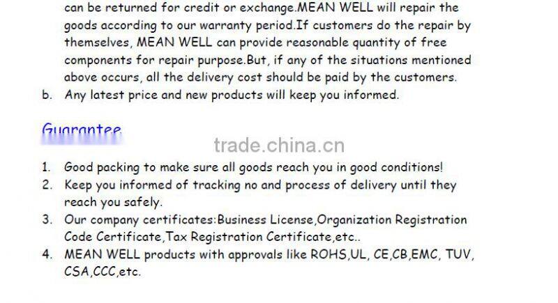 Meanwell 60W Moistureproof Adaptor 36v European 2P