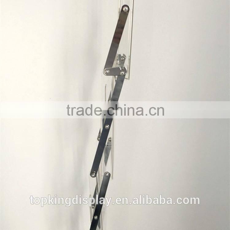 High Quality Protable Acrylic/ABS Literature Stand Fast Assemble Brochure Holder Display Stands
