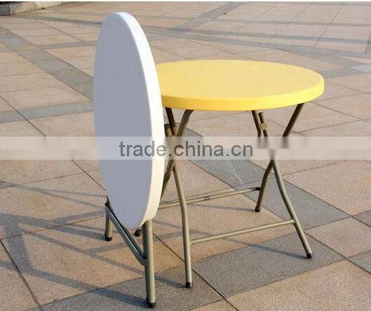 New collection of the round folding coffee table set