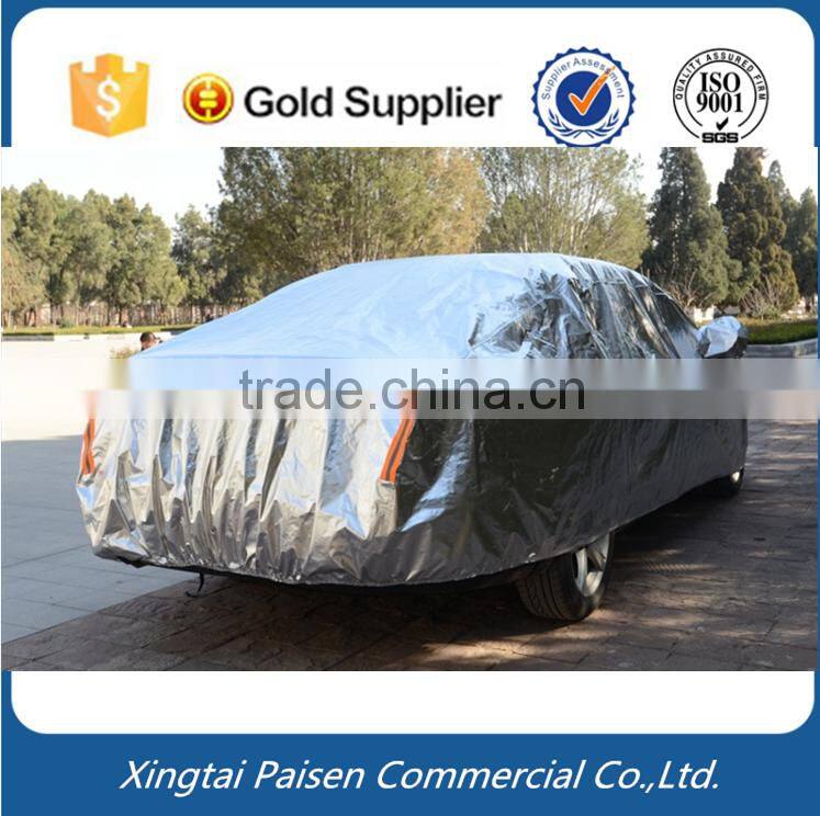 anti-sunshine aluminum film peva snow car cover/ big size car cover/anti uv peva car cover