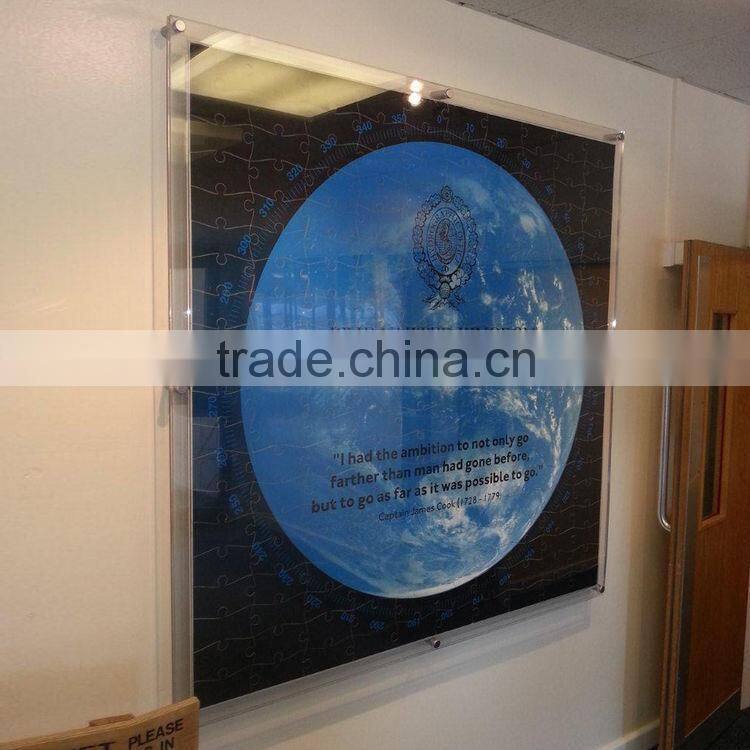 Made to measure acrylic frames, 2015 new style acrylic photofunia photo frame, acrylic photo booth frame