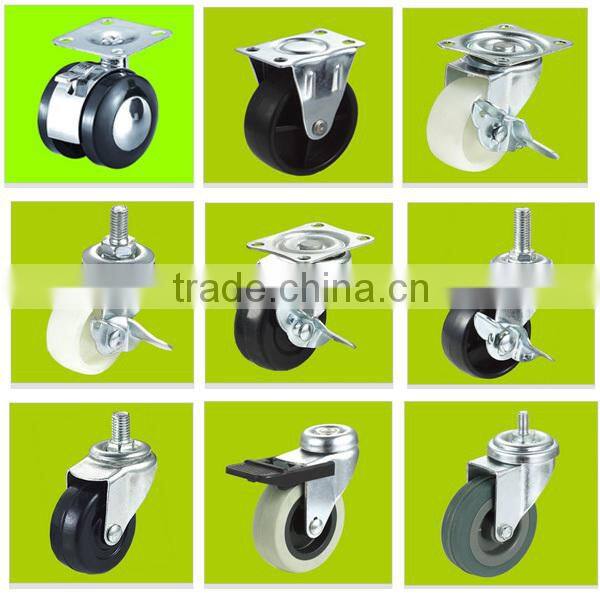 PVC Grip Ring Stem Castor Furniture Wheel