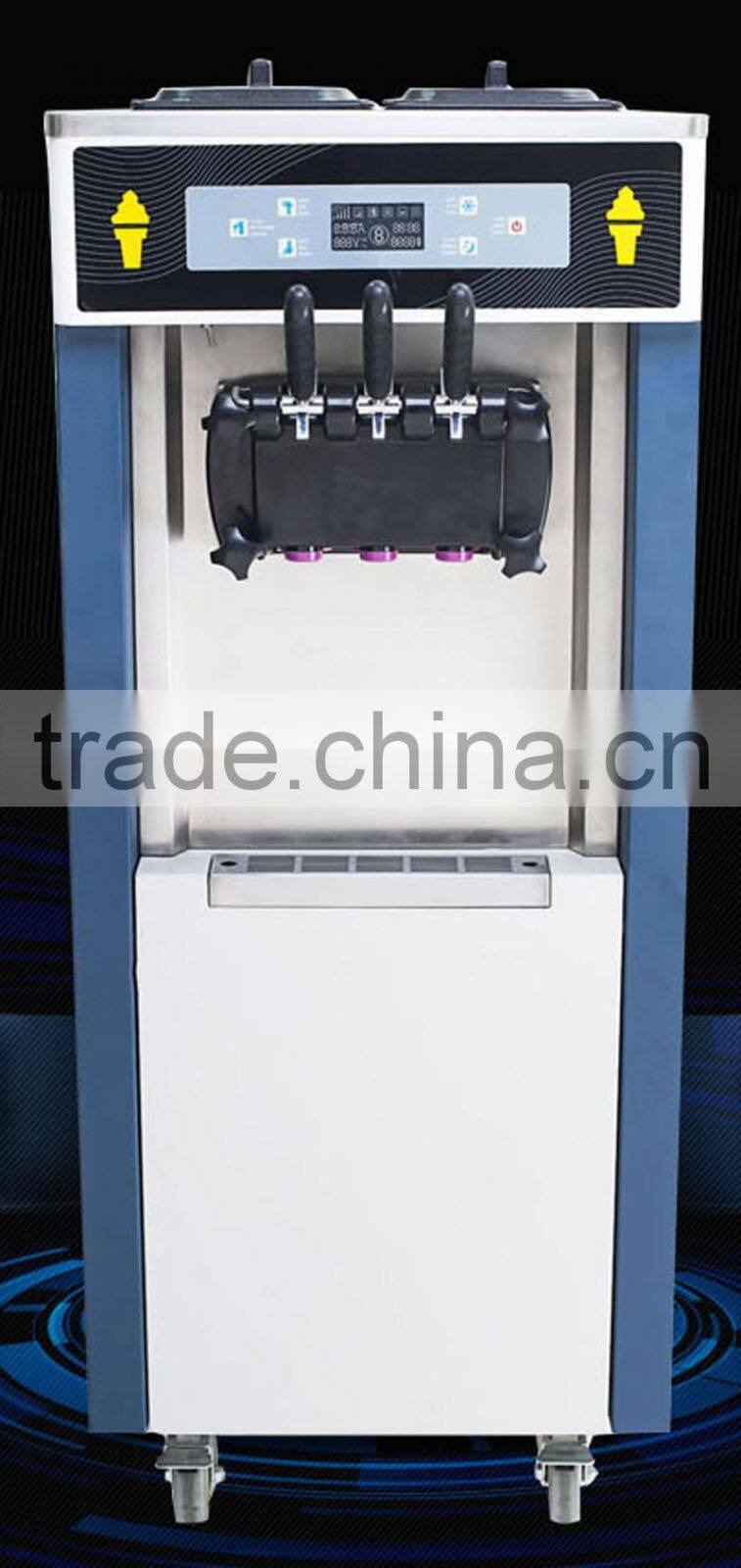 2016 best price pre-cooling soft ice cream cone making machine