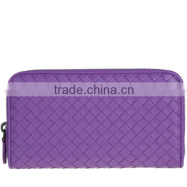 Wholesale Fashion Brand Folding Genuine Women Leather Wallet For Lady