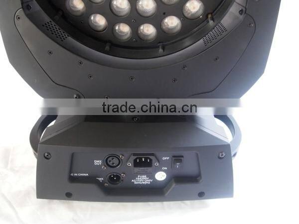 36 pcs 4 in 1 10W RGBW leds 6 pixel wash moving head rotating head light