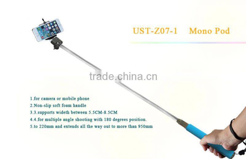 colorful Flexible Monopod Self-portrait Camera Monopod Smart mobile phone monopod