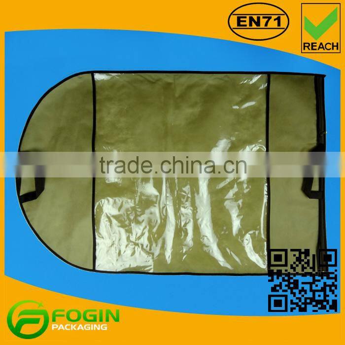Customized wholesale Foldable Garment Bag Non Wove Suit Cover