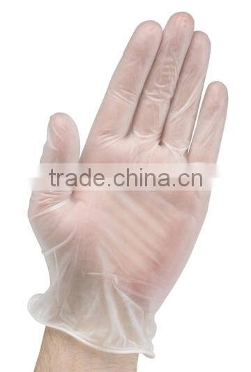 Medical grade vinyl exam gloves
