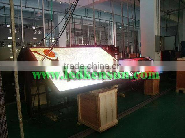 Indoor outdoor single dual full color led double side display billboard