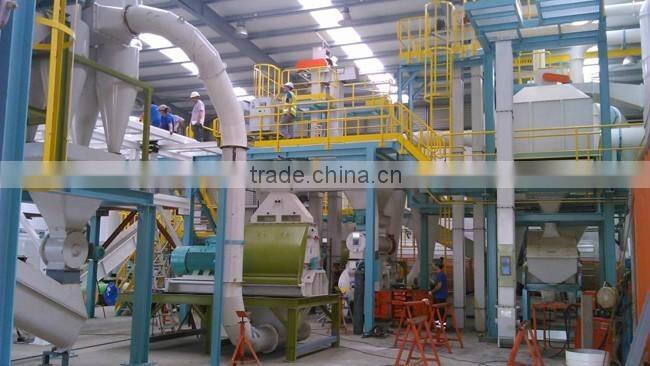 High fuel value 1-1.5t/h woodiness pellet production line