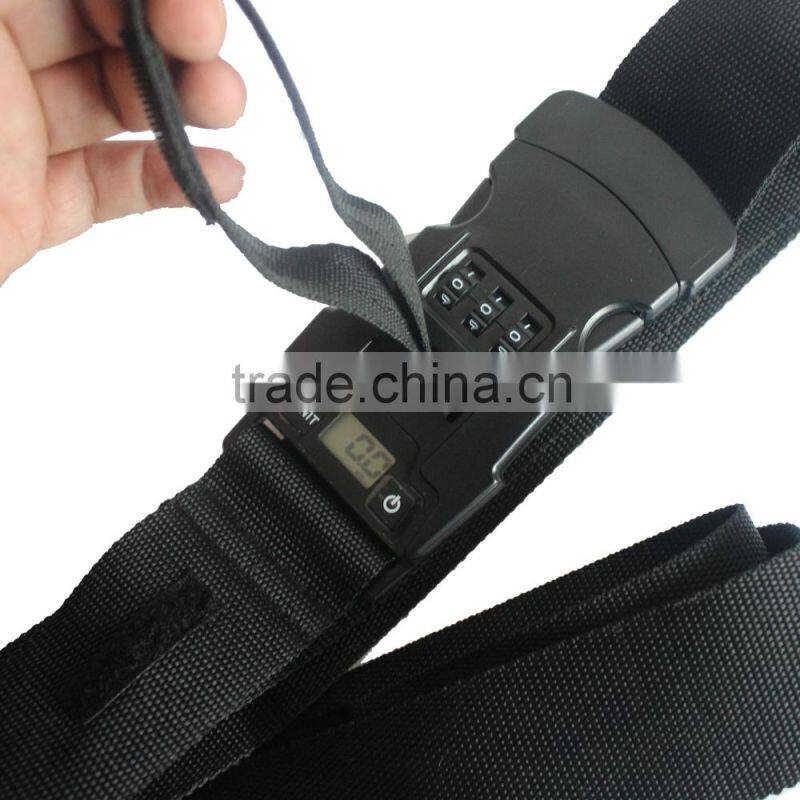 2015 Newly Design 40KG LCD Digital Password Lock luggage Belt Scale digital luggae scales