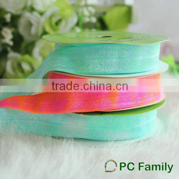 Tie Dye Elastic Ribbon