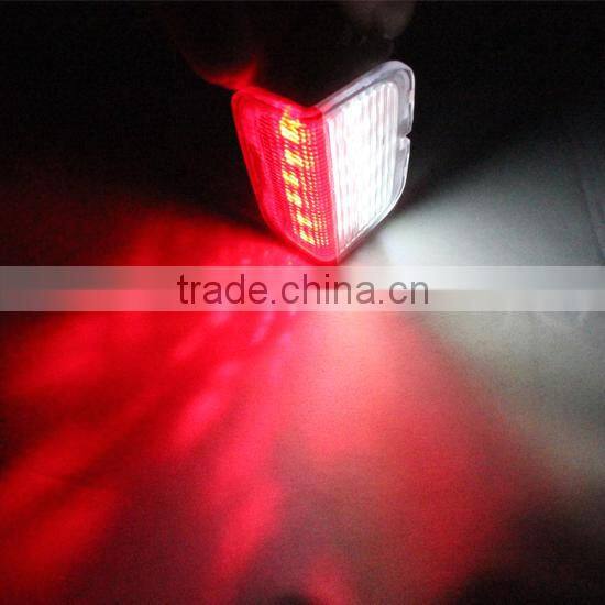12V red&white new trending LED Door Light Projector for VW Golf 6 GTI JETTA MK5 MK6 CC Tiguan Passat B6 door warning light