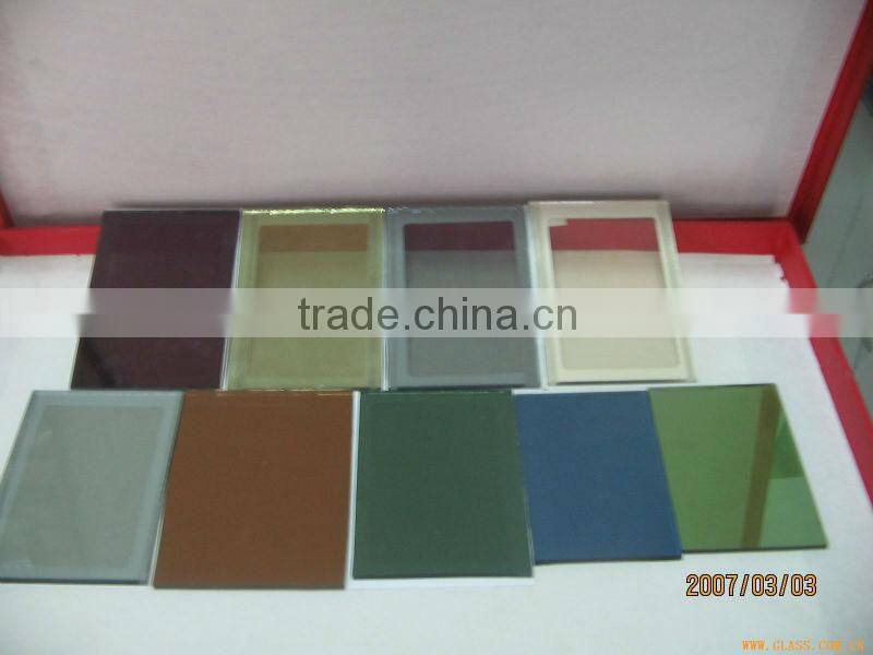4mm----12mm tinted Reflective glass