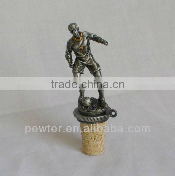 2013 metal bison wine bottle stopper