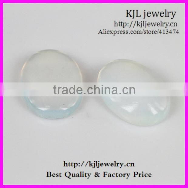 KJL-BD5344 Wholesale Natural flatback egg shape tiger eye Gemstones lose beads 7X18X25mm