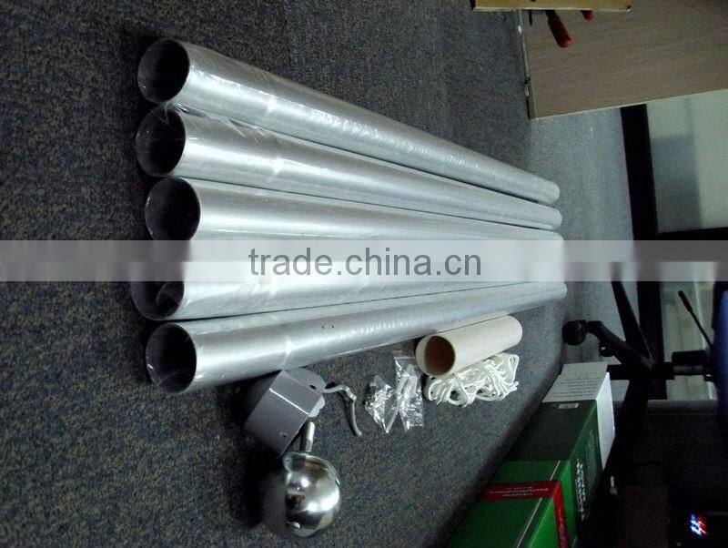 5m to 10 m outdoor aluminum telescopic Flagpole For Square Flag /flagpole light pole/telescopic country flagpole