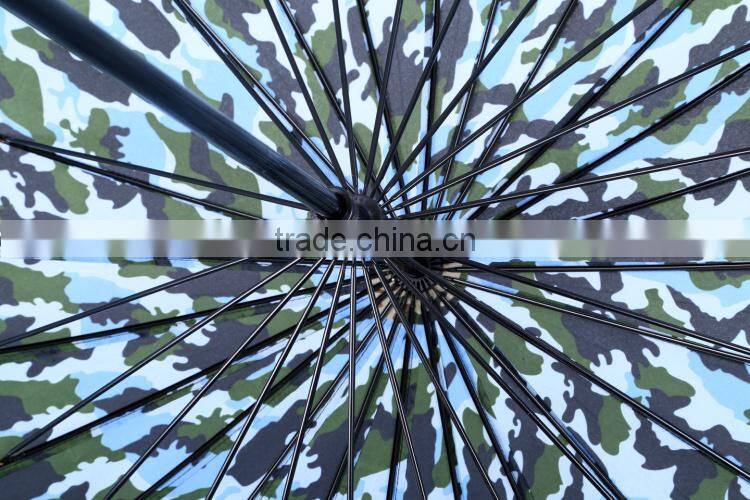 China Supplier 24K Best Windproof Solid PG Fabric Umbrella For Wind