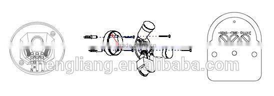 ES-B06 Smartlite twin spot sensor light PAR38 floodlight