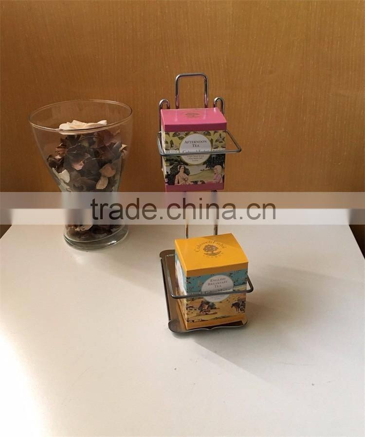 Modern Style Modern Wire Metal Tea Display Rack