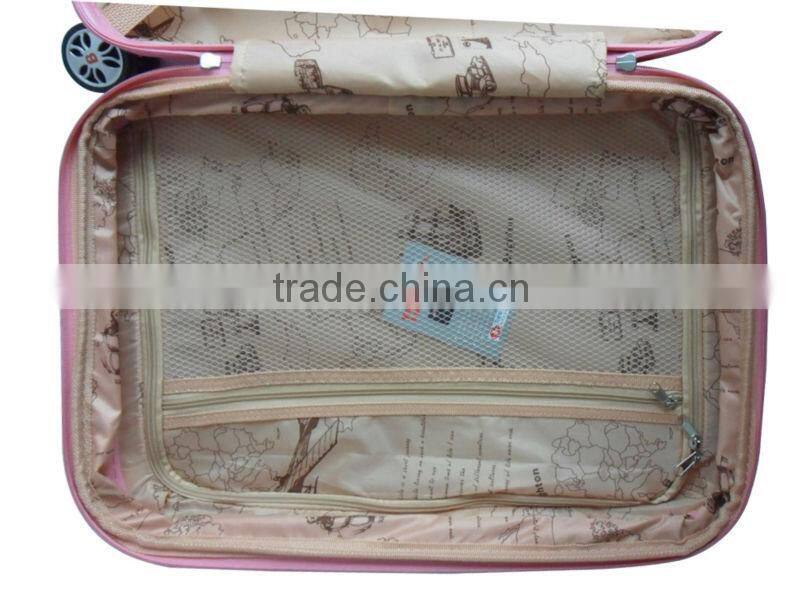 2104new type pure PC luggage trolley case,pink trolley luggage 20,24,28