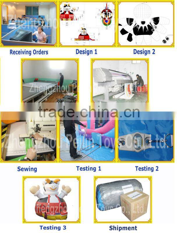 2013 newly inflatable climbing wall