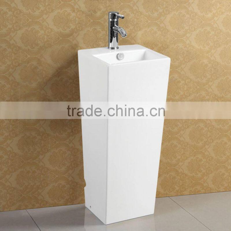 Modern Ceramic White Outdoor Wash Basin