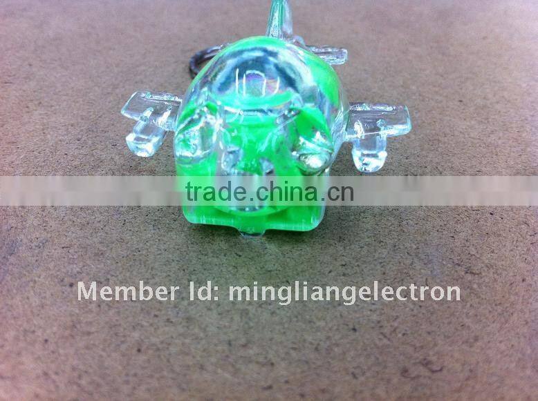 Helicopter shape blue led light