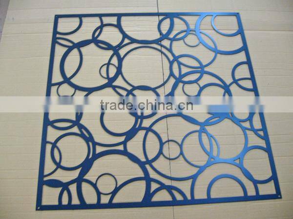 Exclusive decorative hook on perforated aluminum ceiling panel 600*1200mm