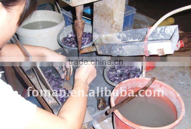 90x40mm rose quartz gemstone massager