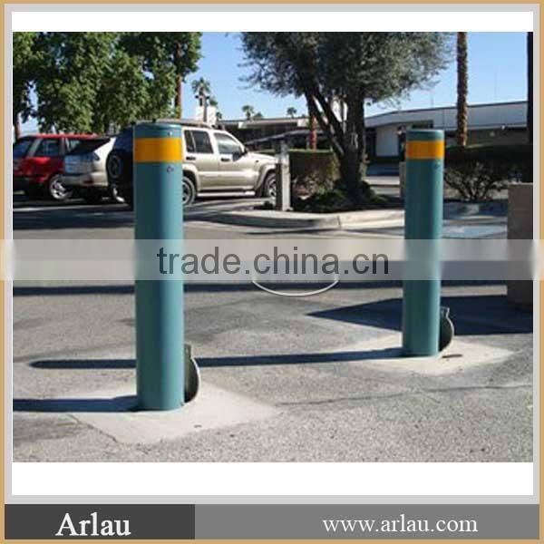 Hot-sale Round street warning Steel Bollard