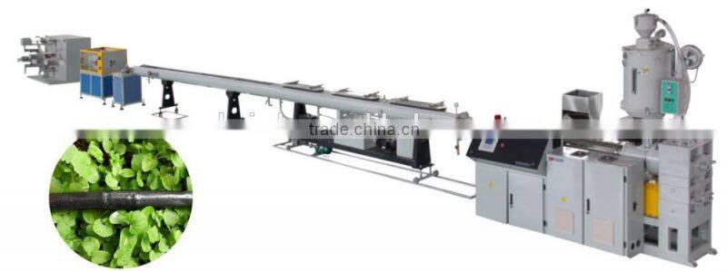 Two layer Brown Drip Irrigation Pipe Making Machine Low Cost with 20 years experience 80m/min