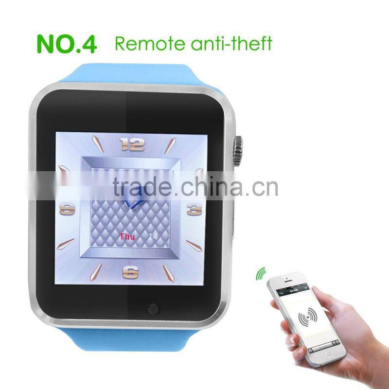 2016 New Smart Bluetooth Watch M26 With Led Display / Dial / Alarm / Music Player / Pedometer For Android Ios Mobile Phone