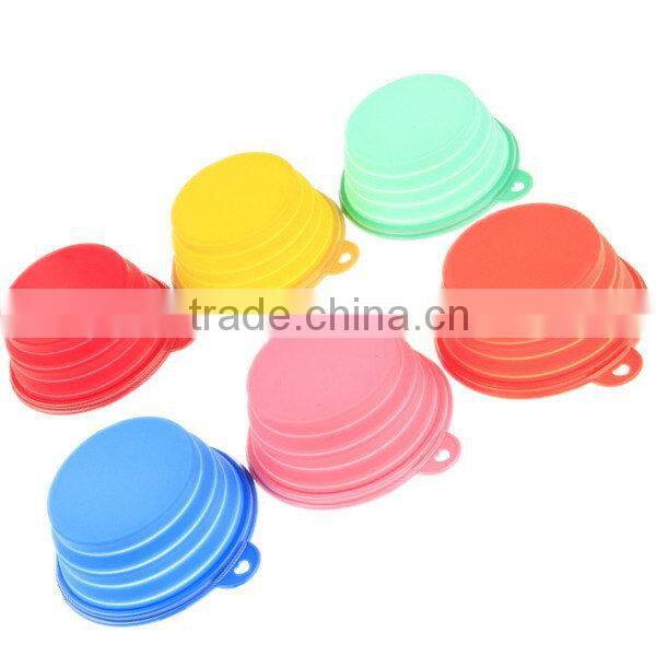 Modern hot selling silicone folding pet dog bowl