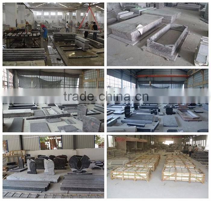 Customized polished china black granite monument