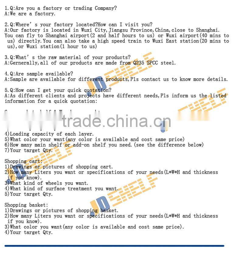 storage warehouse of department store rack