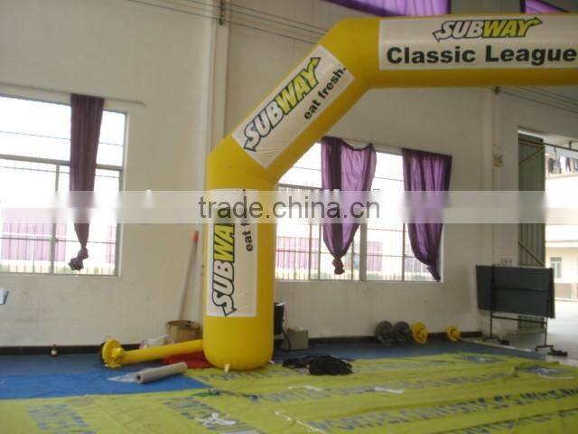 Advertising cheap inflatable arch with full printing