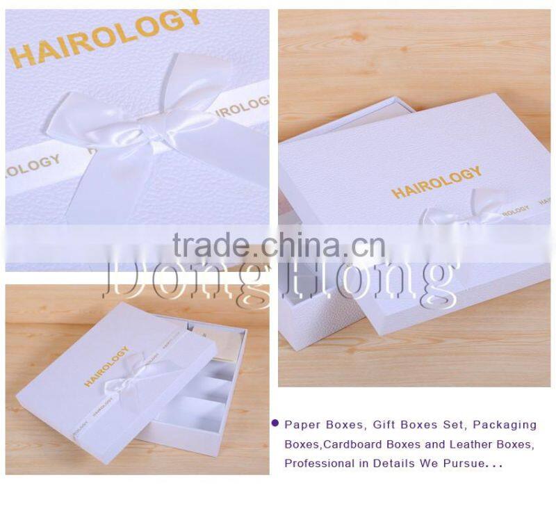 Good quality customized logo perfume box paper with sliver logo