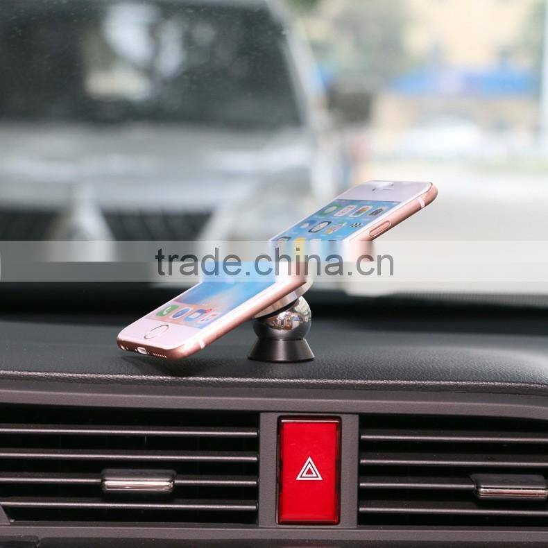 Universal 360 Rotating Magnetic Car Mobile Phone Holder Stand for iPhone 6S Plus For Samsung For Sony