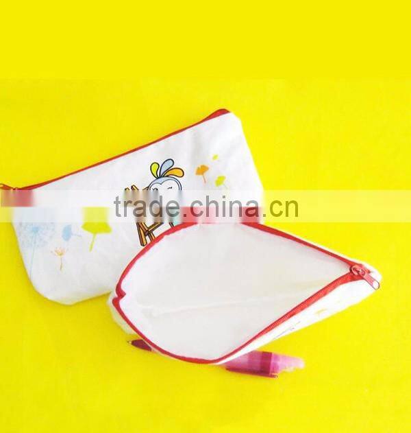 canvas zipper pencil bags